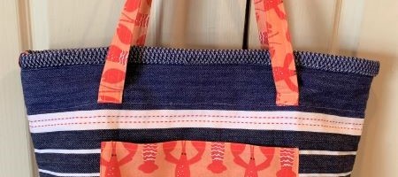Quick Quilted Bag – Our Tea Towel Tote